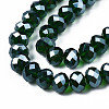Glass Beads Strands GR12MMY-68L-3