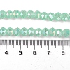 Baking Electroplate Glass Beads Strands LS-DGLA-A039-J6MM-B07-4