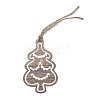 Christmas Themed Wood Big Pendant Decorations WOOD-L011-B03-3