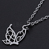 Non-Tarnish 201 Stainless Steel Pendant Necklaces NJEW-S105-JN557-40-1-1