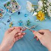 DIY Faceted Beads Earring Making Kit DIY-SZ0007-70-2