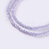 Glass Beads Strands EGLA-E057-02A-07-3