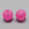 Transparent Acrylic Ball Beads FACR-R021-6mm-02-1