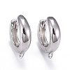 Brass Hoop Earrings LS-EJEW-K083-33P-1