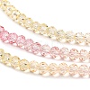Transparent Painted Glass Beads Strands DGLA-A034-T3mm-A09-4