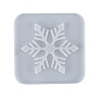 Christmas Snowflake Cup Mat Silicone Molds X-DIY-K017-13-6