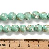 Assembled Synthetic Stone and Trochus Shell Beads Strands G-B128-08C-02-4