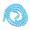 Opaque Solid Color Electroplate Glass Beads Strands GLAA-F029-P4mm-C12-2