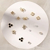 7 Pairs Anti-Tarnish Exquisite 925 Sterling Silver Stud Earrings Sets for Girls Women WG93702-39-1