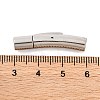Tarnish Resistant 304 Stainless Steel Bayonet Clasps STAS-I013-4mm-3