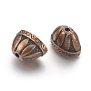 Tibetan Style Alloy Bead Cones X-TIBE-976-R-FF-2