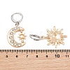Brass with Crystal Rhinestone Earrings & Necklaces WG06C1A-09-3