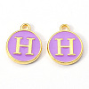 Golden Plated Alloy Enamel Charms LS-X-ENAM-S118-10H-1