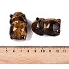 Natural Tiger Eye Monster Figurines DJEW-N003-01D-3