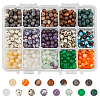  750Pcs 15 Styles Natural & Synthetic Gemstone Beads Set G-NB0003-86-1