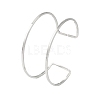 Non-Tarnish 304 Stainless Steel Hollow Open Cuff Bangles for Women LS-BJEW-S155-04P-7
