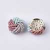 Glass Seed Beads Cabochons X-FIND-S321-04D-2