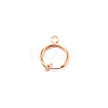 Brass Clip-on Hoop Earring Findings KK-WH0047-02C-1