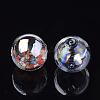 Handmade Blown Glass Globe Beads LS-X-DH017J-1-18mm-AB-2
