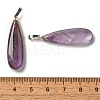 Natural Amethyst Pendants G-Q192-07P-03-3