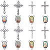DIY Rosary Bead Style Jewelry Making Findings Kit DIY-SC0024-09-1
