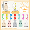 Polar Bear Silicone Knitting Needle Stoppers SIL-NB0001-25-2