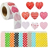45Pcs 9 Colors Kraft Paper Bags CARB-FS0001-01-1