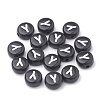 Opaque Acrylic Beads X-SACR-N002-02Y-2