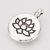 Tibetan Style Alloy Pendants TIBE-T011-111AS-FF-2