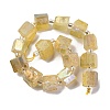 Electroplated Natural Quartz Beads Strands G-G767-02-23-4