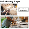 Poplar Wood Sheets & Rings DIY-WH0530-12-5