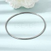 2MM 304 Stainless Steel Bangles for Women SA-CBA37BC-23B-P-2