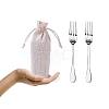 CREATCABIN 2Pcs 410 Stainless Steel Forks AJEW-CN0001-25D-5