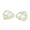 Alloy Enamel Pendants ENAM-D050-12G-3