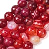 Natural Striped Agate/Banded Agate Bead Strands G-K155-B-10mm-01-3