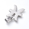 Non-Tarnish 304 Stainless Steel Pendants STAS-L210-06B-P-01-2