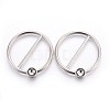 Alloy Buckle Clip PALLOY-WH0056-06P-1