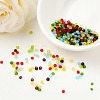 3500Pcs 7 Colors 12/0 Glass Round Seed Beads SEED-YW0001-21-7