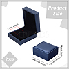 Rectangel PU Imitation Leather Coin Storage Boxes CON-WH0086-102B-02-2