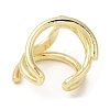 Brass Open Cuff Rings RJEW-Q778-23G-3
