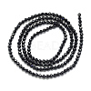 Natural Black Spinel Beads Strands X-G-S152-01-2mm-2