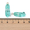 Transparent Resin Rhinestone Pendants RESI-Q021-01D-3