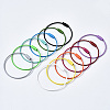 Spray Painted 201 Stainless Steel Wire Cable Keychains BJEW-YW0001-10A-1