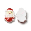 Christmas Opaque Resin Cabochons RESI-K019-33-2