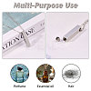 304 Stainless Steel Rectangle Pendant Urn Ashes Necklaces NJEW-WH0036-031P-4