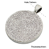 Alloy Pendant Cabochon Settings X-PALLOY-A13349-AS-NR-2