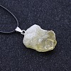 Natural Citrine Raw Rough Nuggets Pendant Necklace FS-WG50F2C-07-1