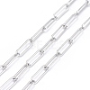 Tarnish Resistant 304 Stainless Steel Paperclip Chains CHS-F011-03B-P-2