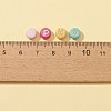 50G 2 Colors Opaque Mixed Color Acrylic Beads SACR-FS0001-10-5