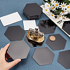 Acrylic Hexagon Mirror Wall Decor DIY-WH0221-30A-3